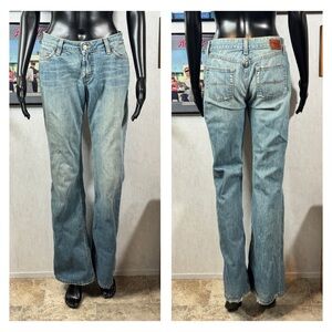 Vintage BKE Denim Low Rise Bootcut Jeans Y2K Faded Blue